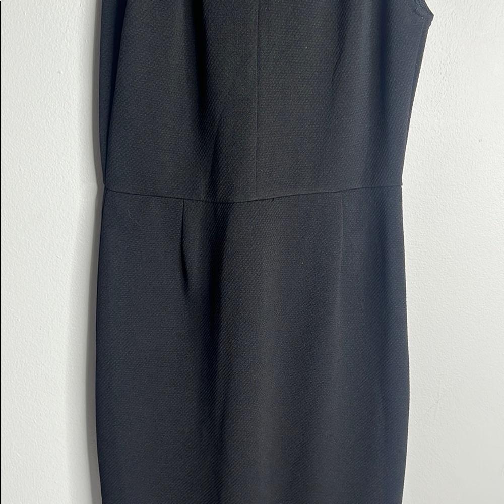 Elegant Black Sleeveless Dress - Picture 4 of 8